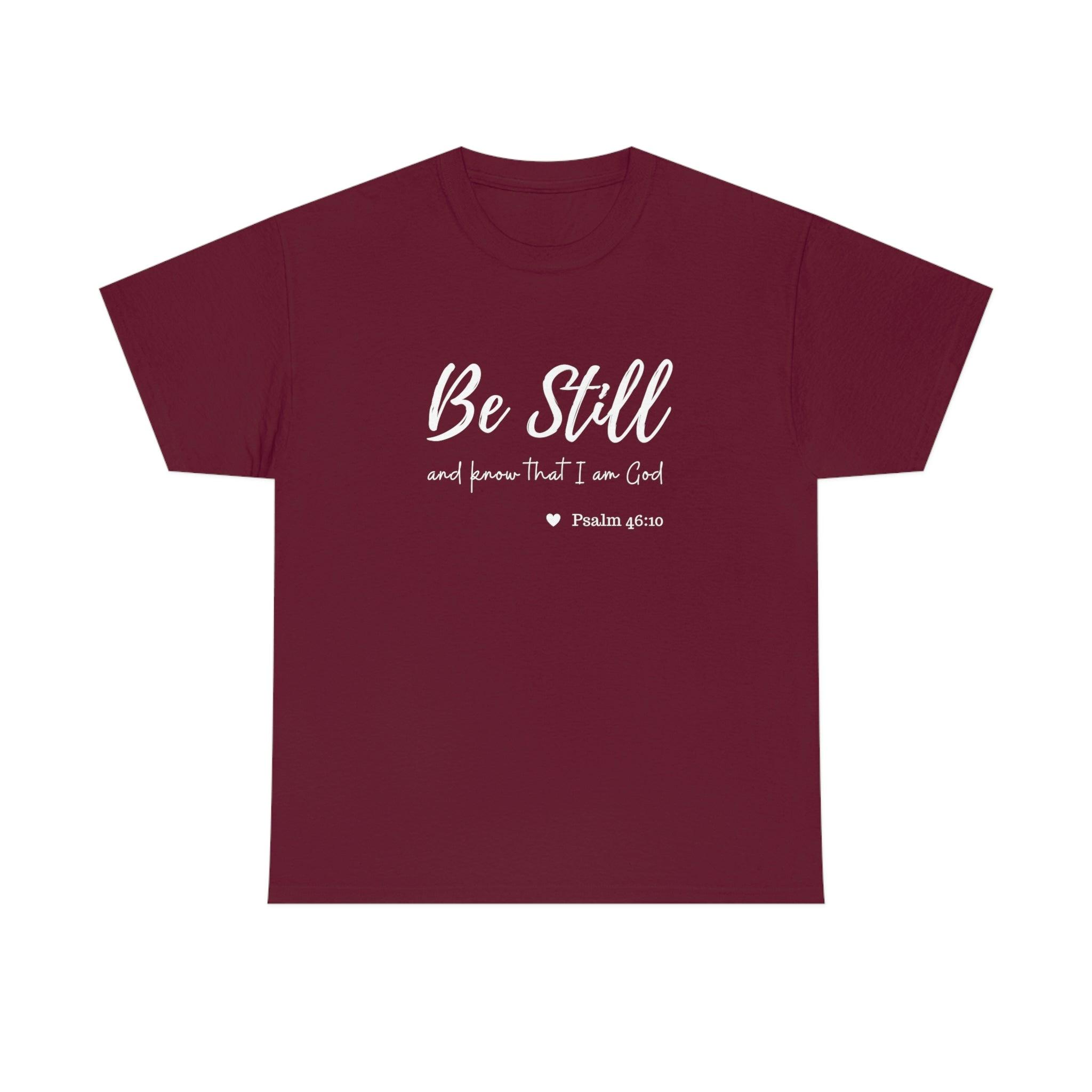 Be Still and Know That I Am God Unisex Jersey Short Sleeve Tee - MY SEXY STYLES