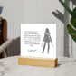 BE YOUR OWN HERO Square Acrylic Plaque - MY SEXY STYLES