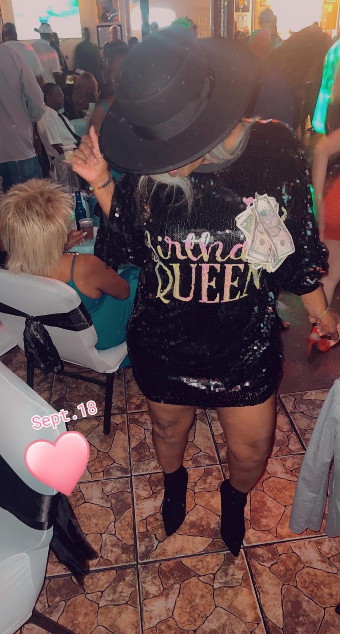 Birthday Queen Sequins Shirt Dress - MY SEXY STYLES