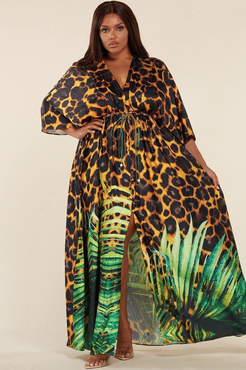 Bora Bora Leopard Maxi Dress - MY SEXY STYLES