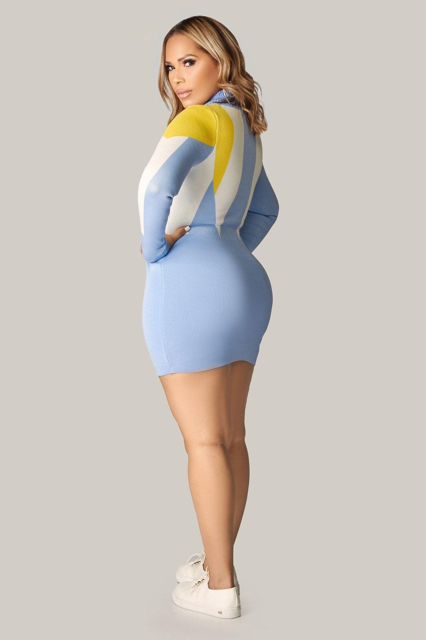 Brittany Sweater Mini Dress - MY SEXY STYLES
