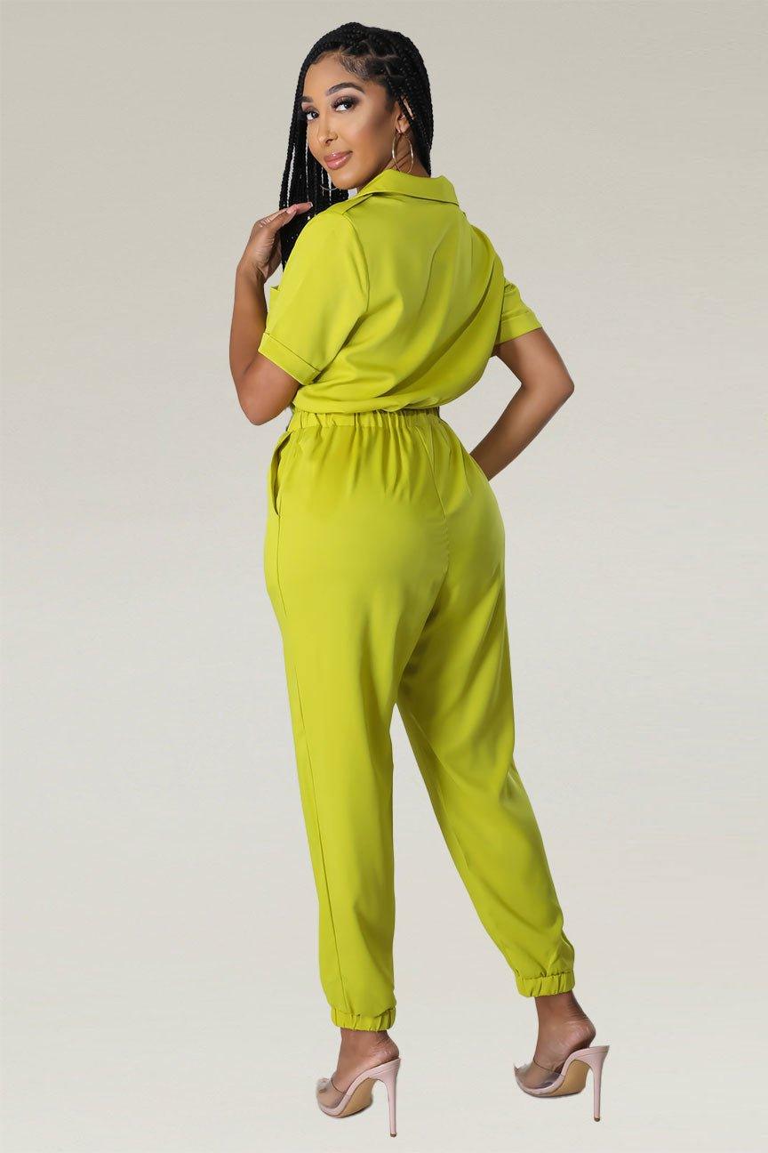 Chic Days Button Down Jumpsuit - MY SEXY STYLES
