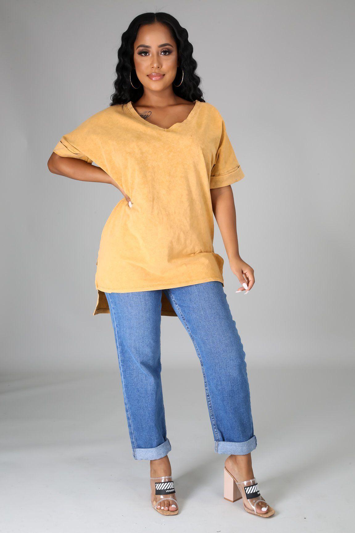 Clarissa High Low Short Sleeve Blouse - MY SEXY STYLES