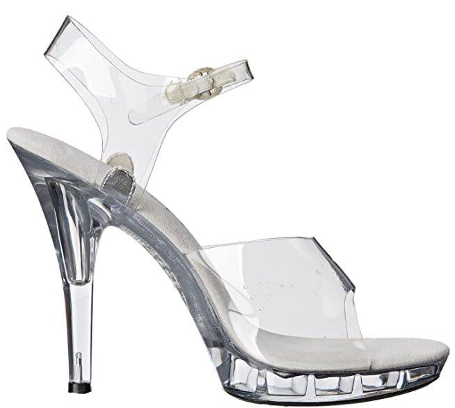 Crystale Sexy Mules Platform Clear High Heels - MY SEXY STYLES