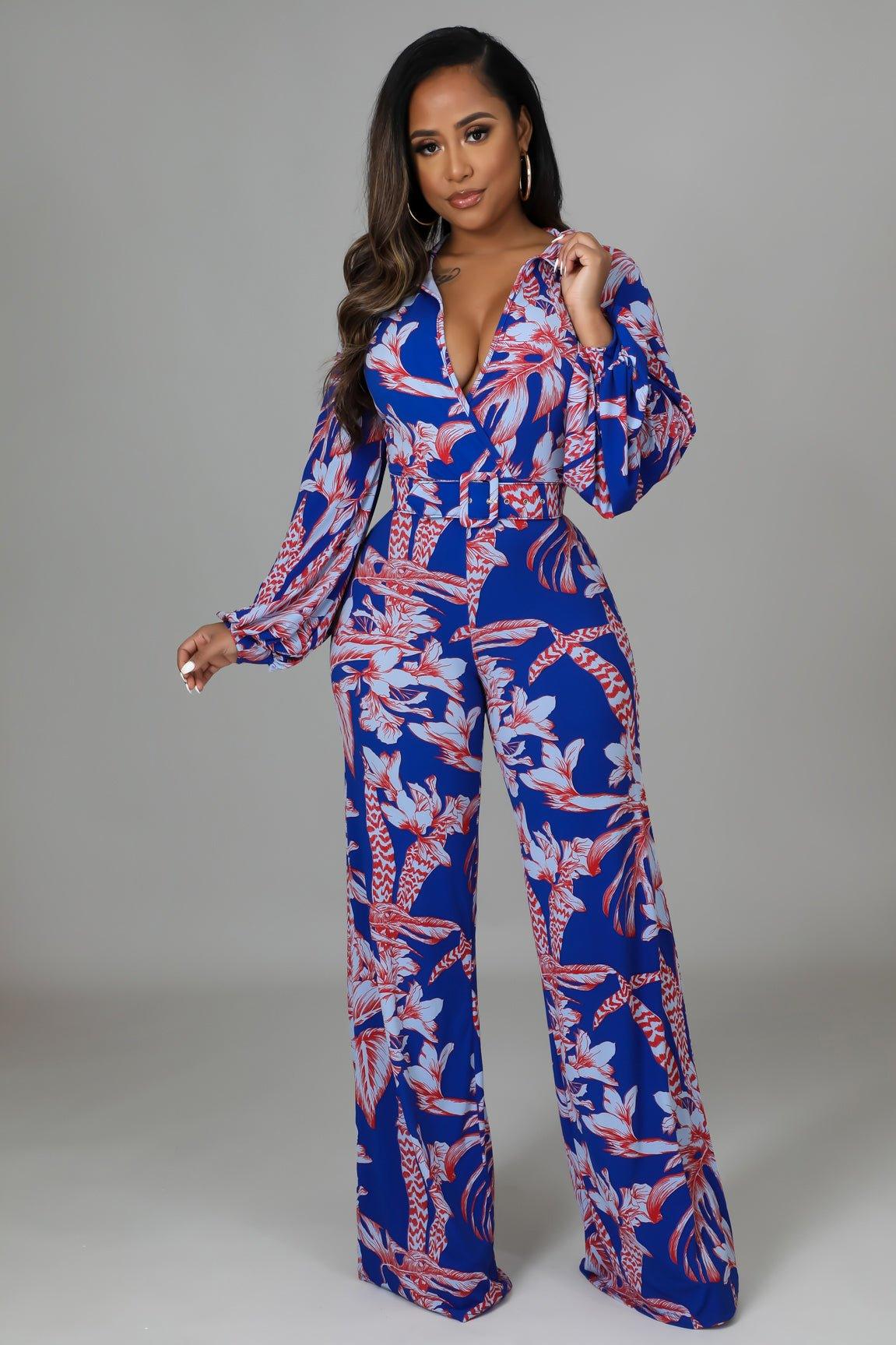 Dallas Belted Jumpsuit - MY SEXY STYLES