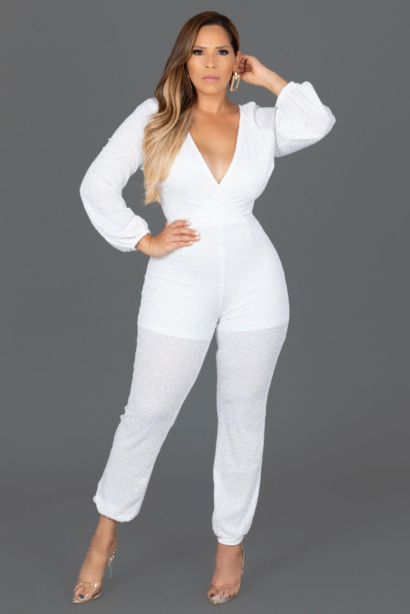 Emelina Sequins Jumpsuit - MY SEXY STYLES