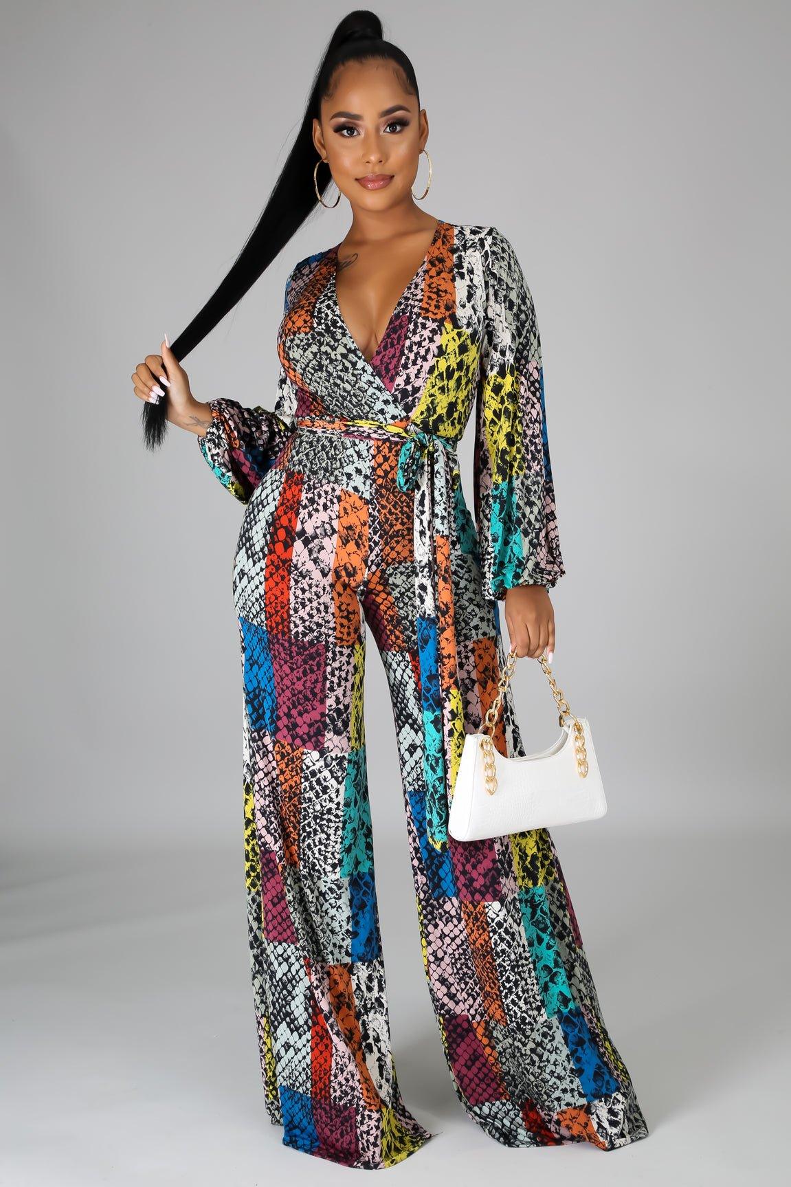 Everlee Multicolor Print Jumpsuit - MY SEXY STYLES