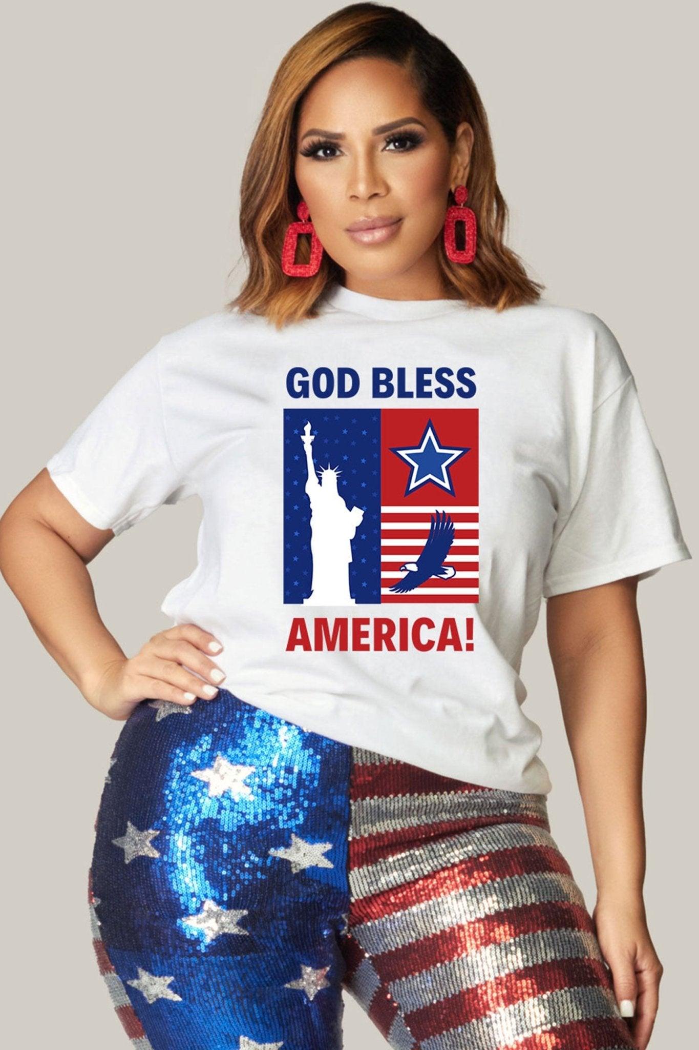 God Bless America Unisex Tee - MY SEXY STYLES