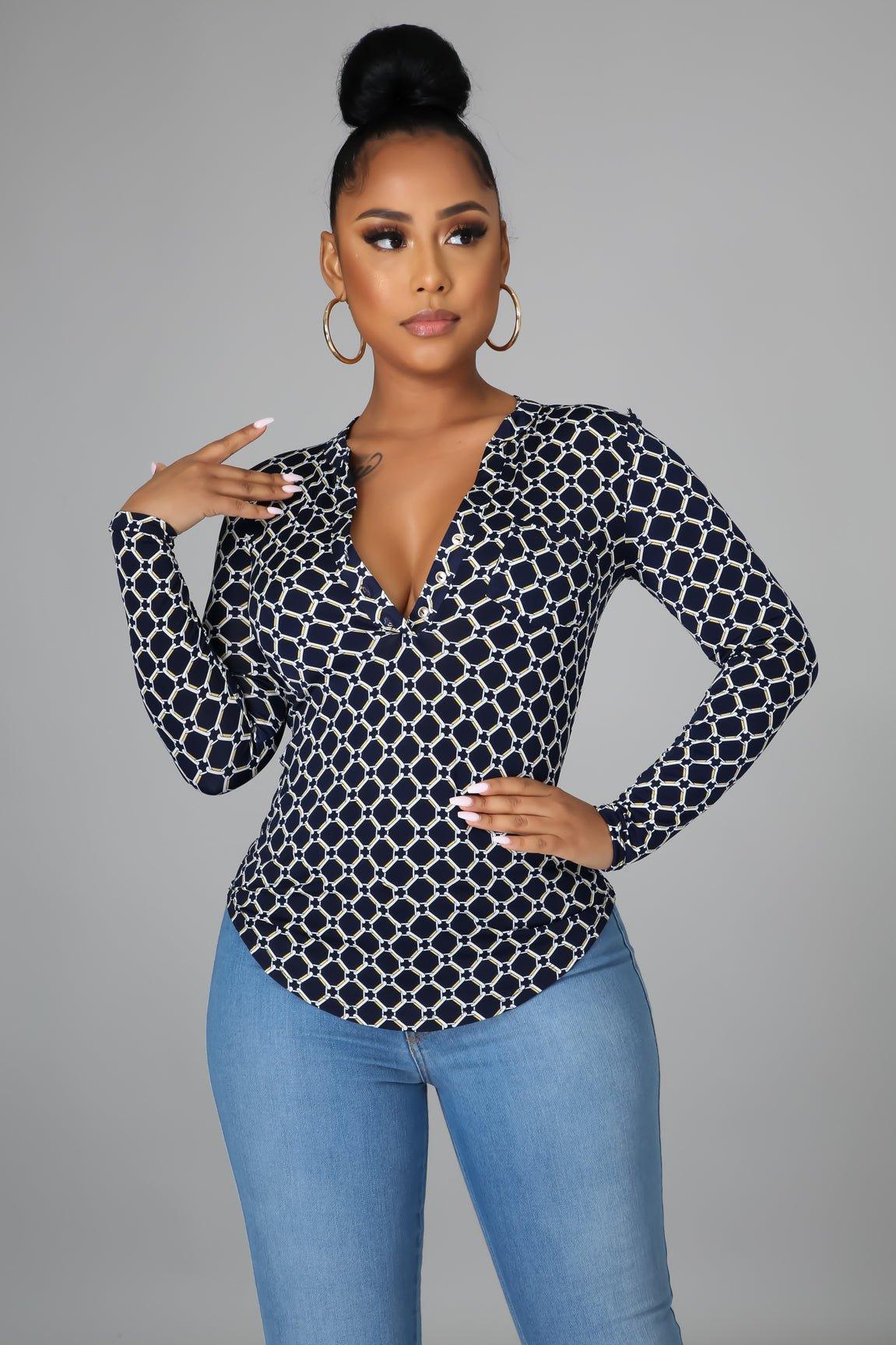 Haley Long Sleeves Blouse - MY SEXY STYLES
