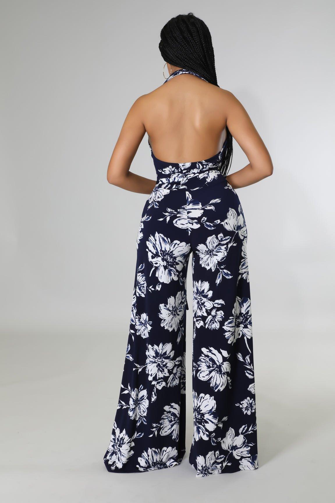 Heidi Floral Jumpsuit - MY SEXY STYLES