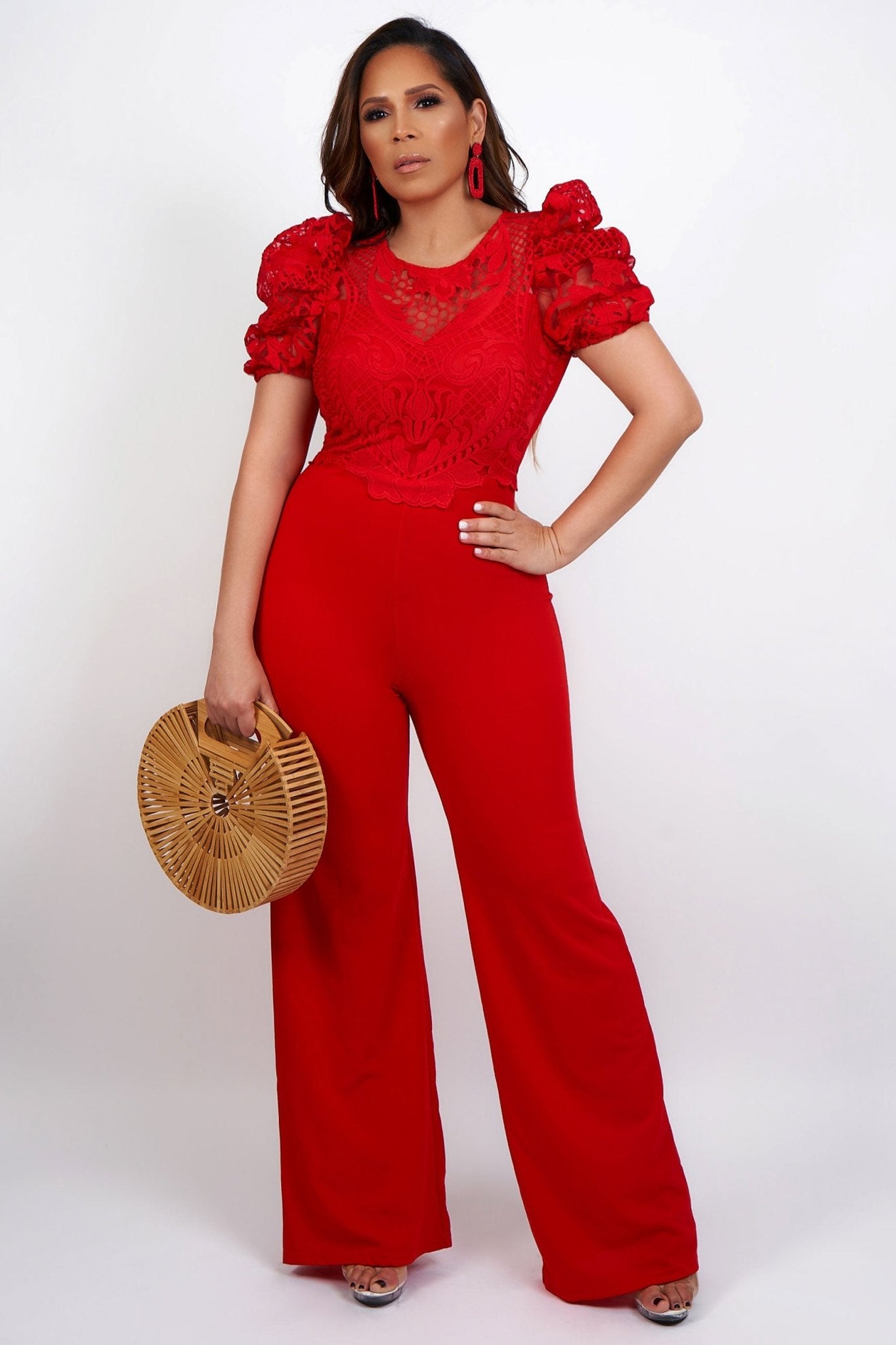 Kadence Lace Top Jumpsuit - MY SEXY STYLES