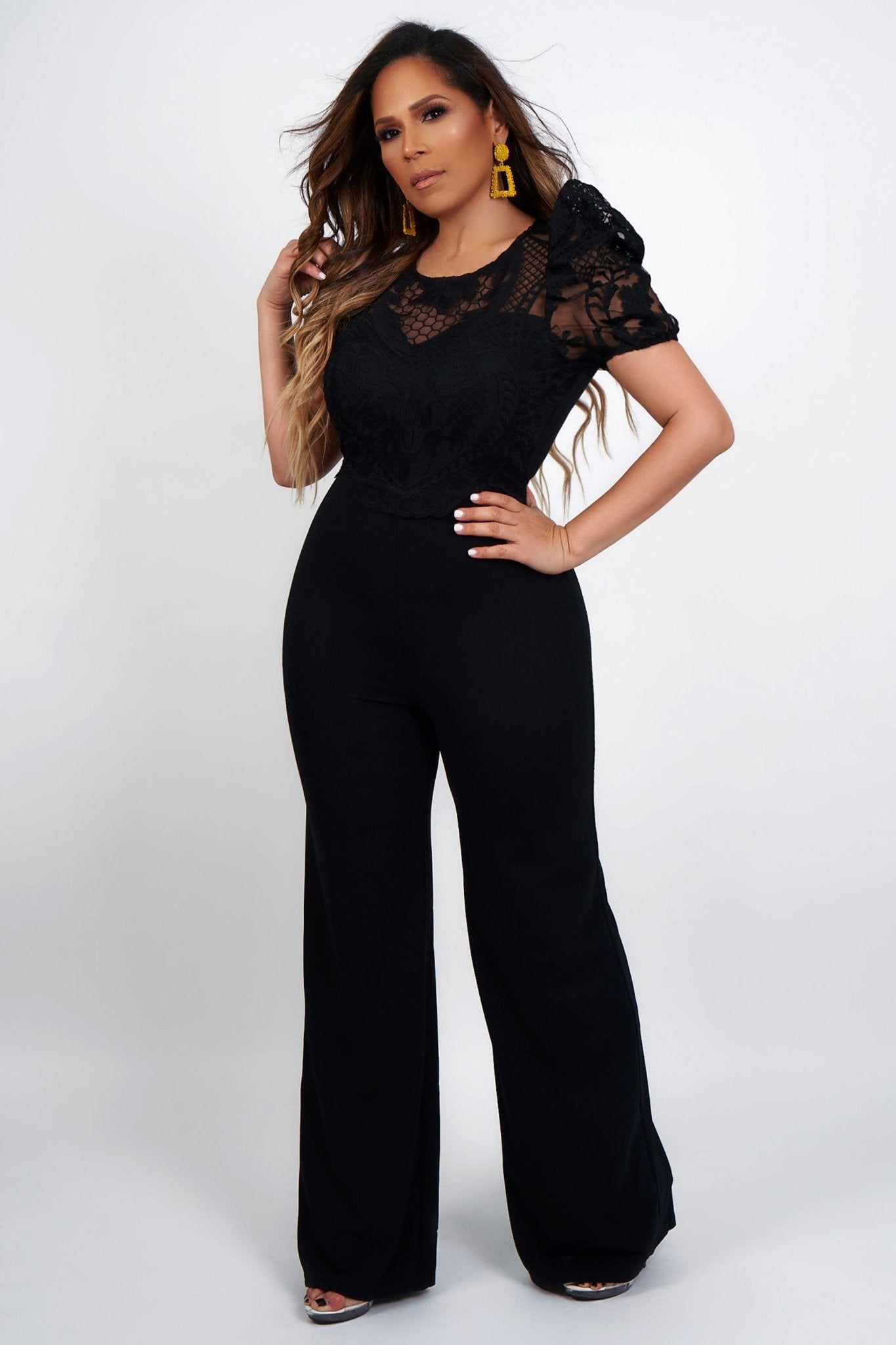 Kadence Lace Top Jumpsuit - MY SEXY STYLES