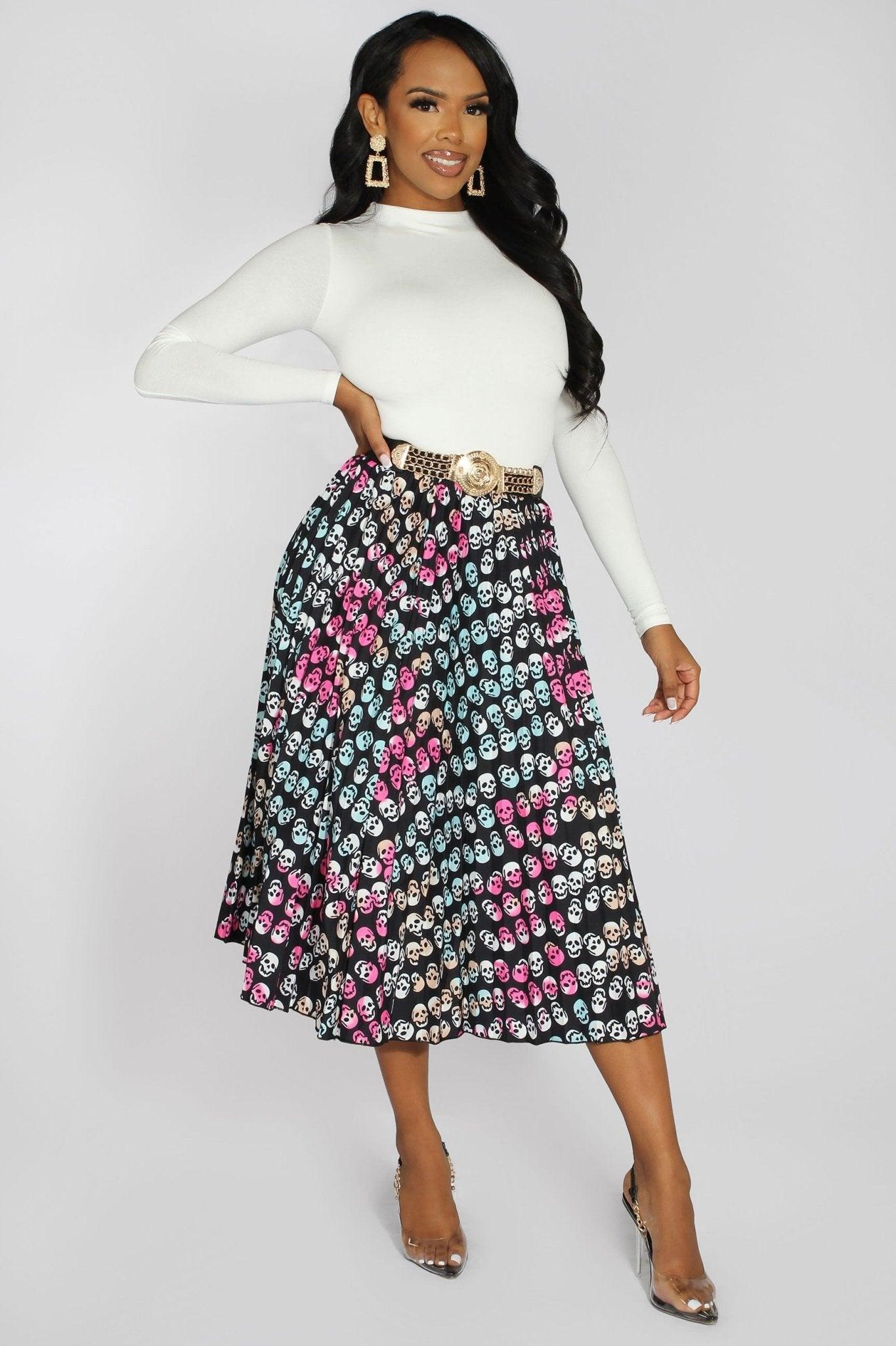 Kehlani ONE SIZE FITS ALL Pleated Skirt - MY SEXY STYLES