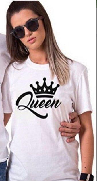 King Queen Couples T-Shirt - MY SEXY STYLES