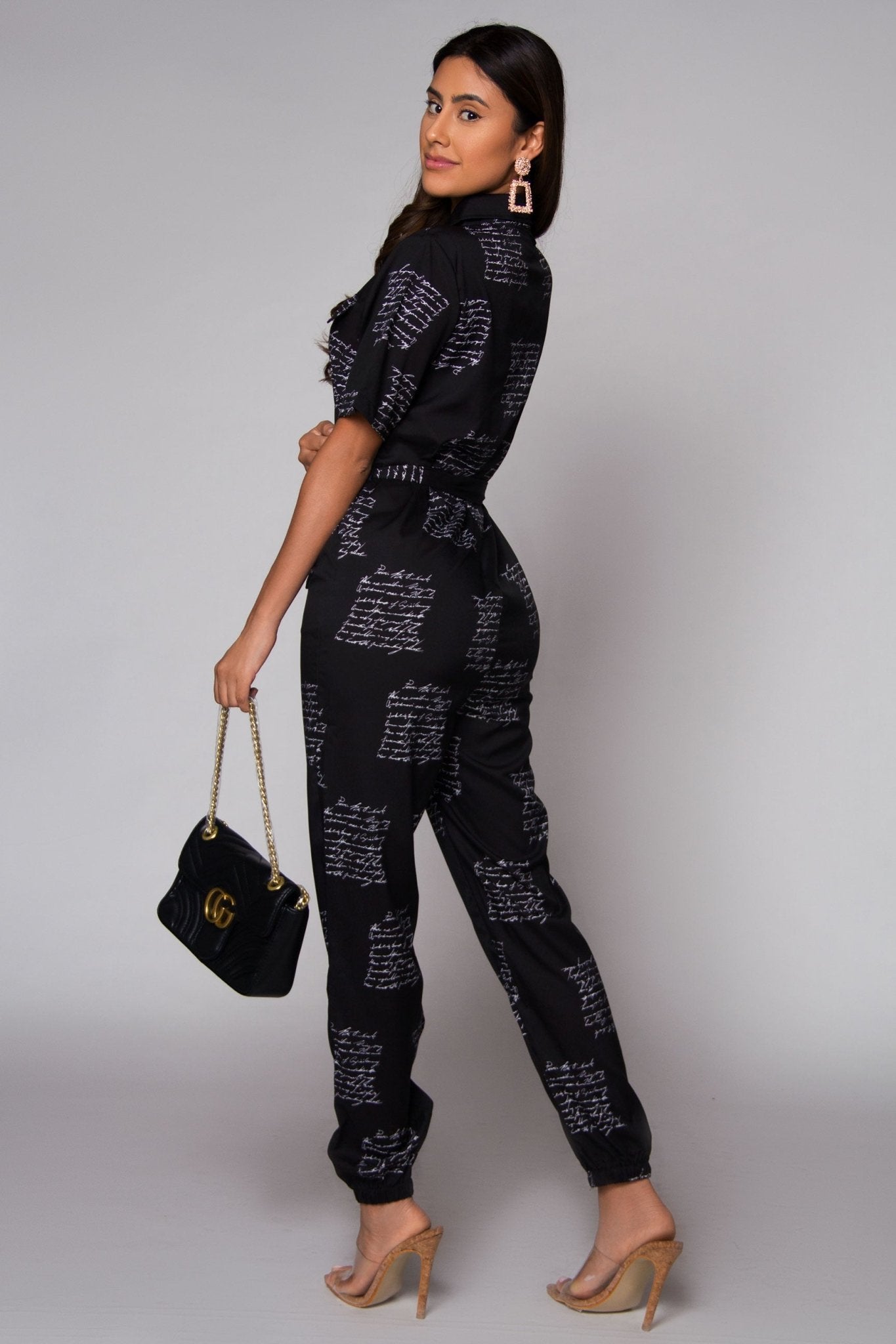 Payton Button Down Casual Jumpsuit - MY SEXY STYLES