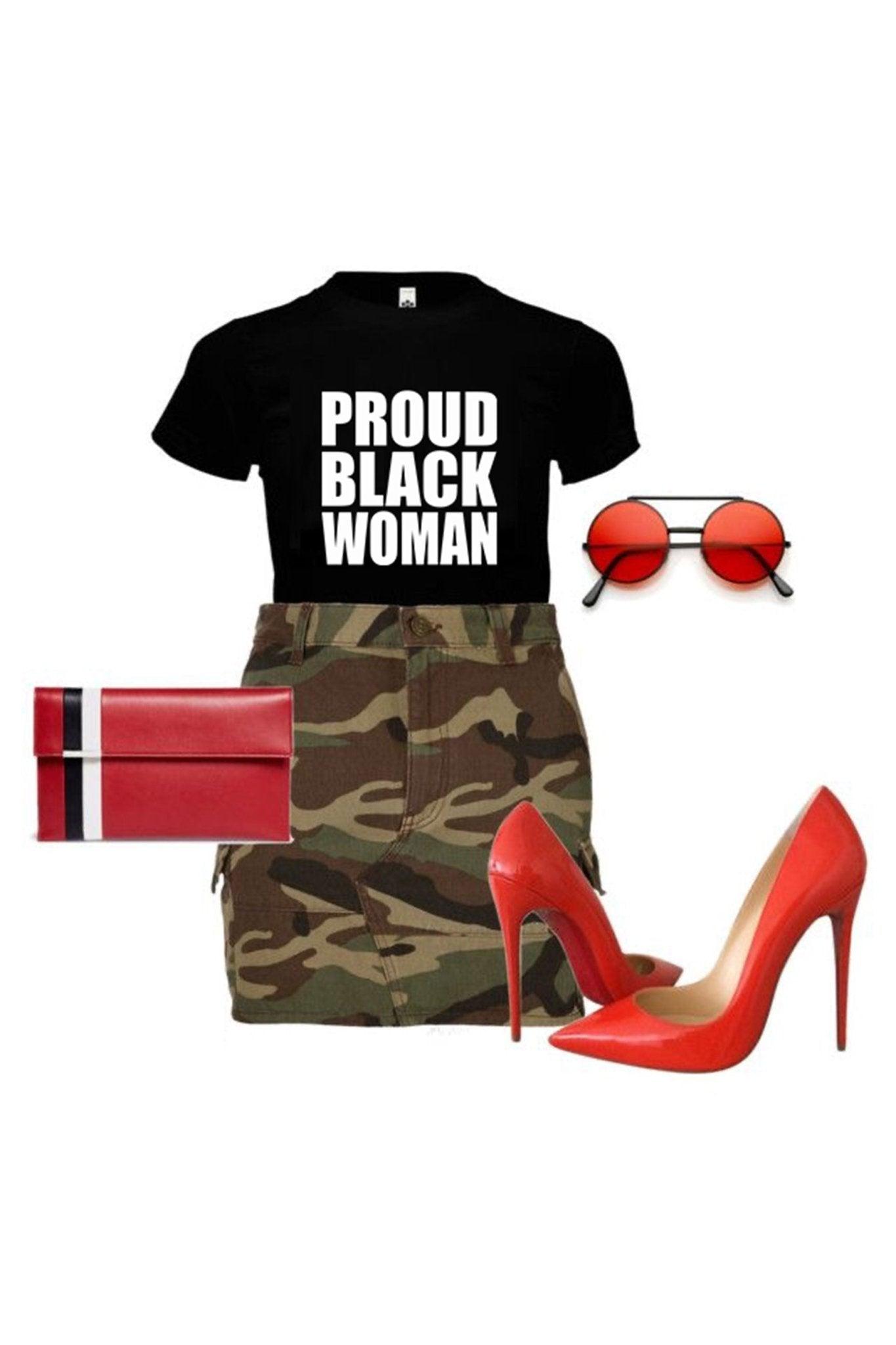 Proud Black Woman Unisex Jersey Short Sleeve Tee - MY SEXY STYLES