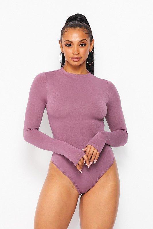 Serena Classy Staple Must Have Double Lined Bodysuit - MY SEXY STYLES