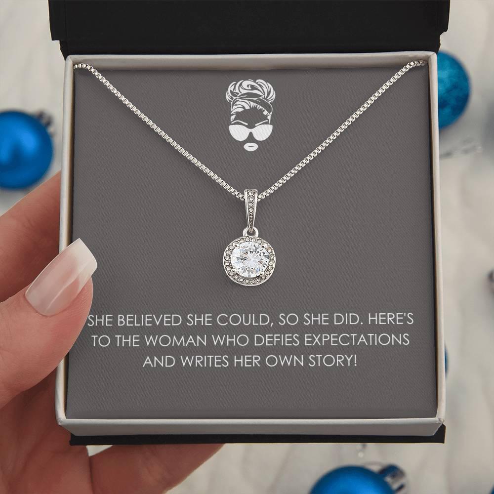 SHE BELIEVED SHE COULD SO SHE DID Eternal Hope Necklace - MY SEXY STYLES