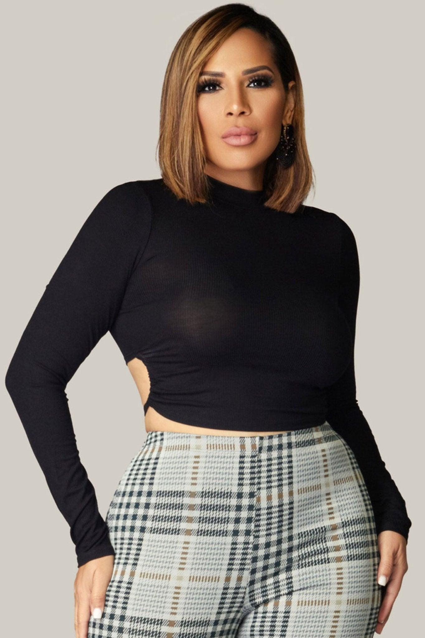 Suzette Open Back Ribbed Crop Top - MY SEXY STYLES