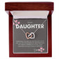 To My Daughter Interlocking Hearts Necklace with Luxury Box & MC - MY SEXY STYLES