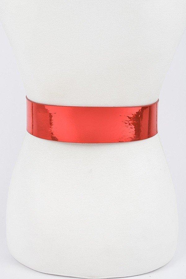 Wide Mirror PU Belt - MY SEXY STYLES