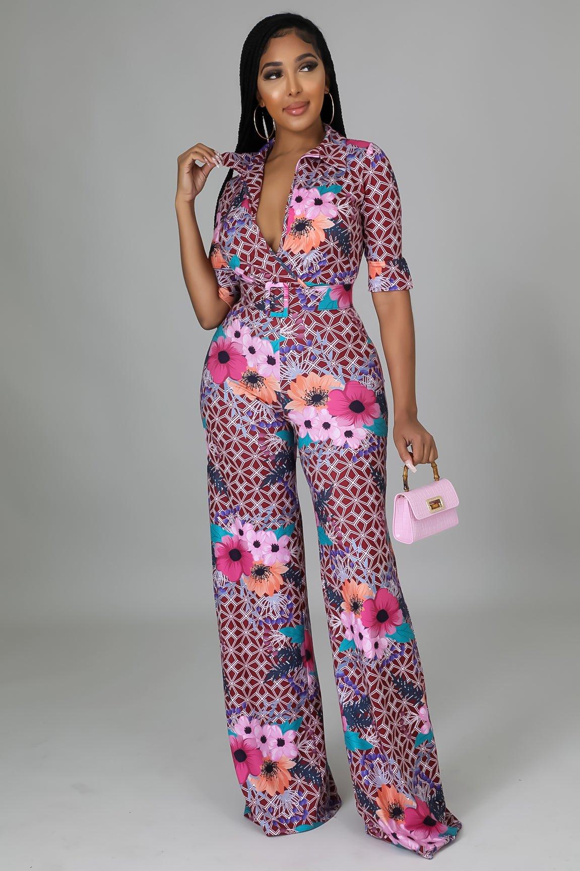 Wrenley Belted Jumpsuit - MY SEXY STYLES