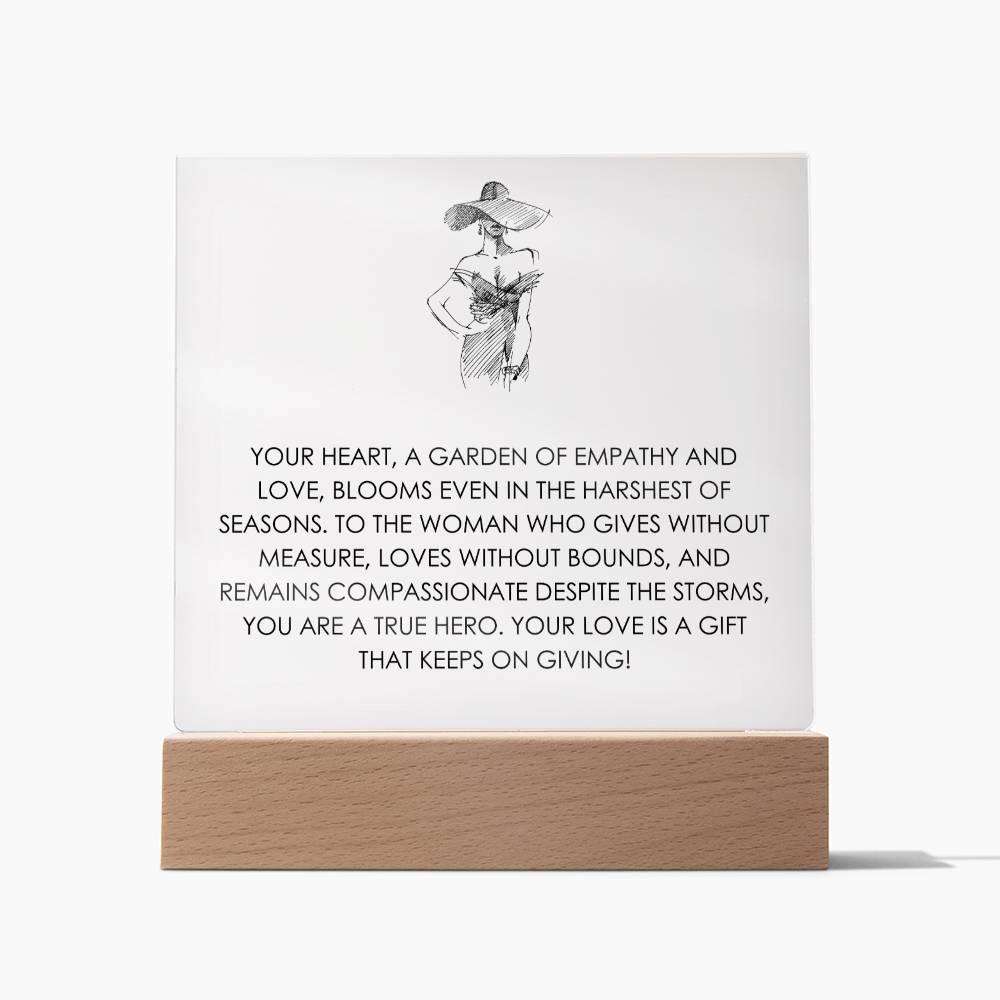 YOU ARE A TRUE HERO Square Acrylic Plaque - MY SEXY STYLES
