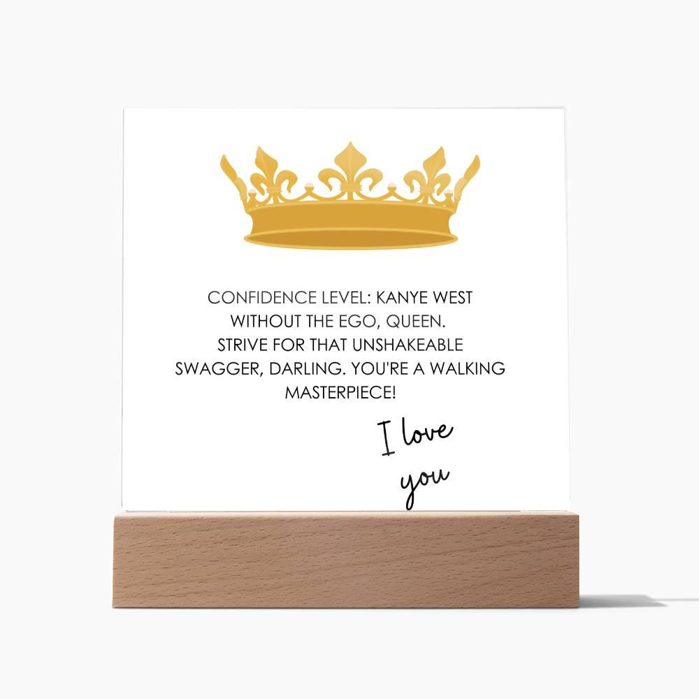 YOU'RE A WALKING MASTERPIECE Square Acrylic Plaque - MY SEXY STYLES