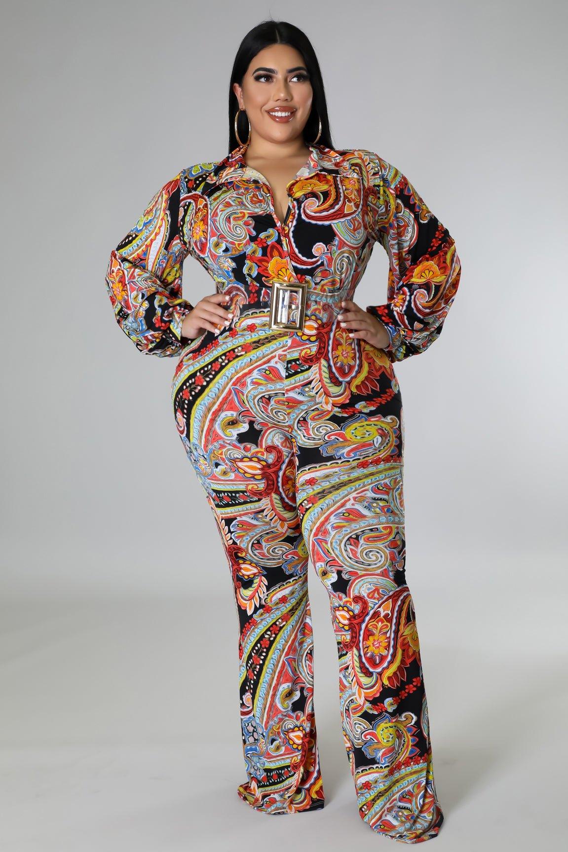 Zaylee Belted Jumpsuit - MY SEXY STYLES